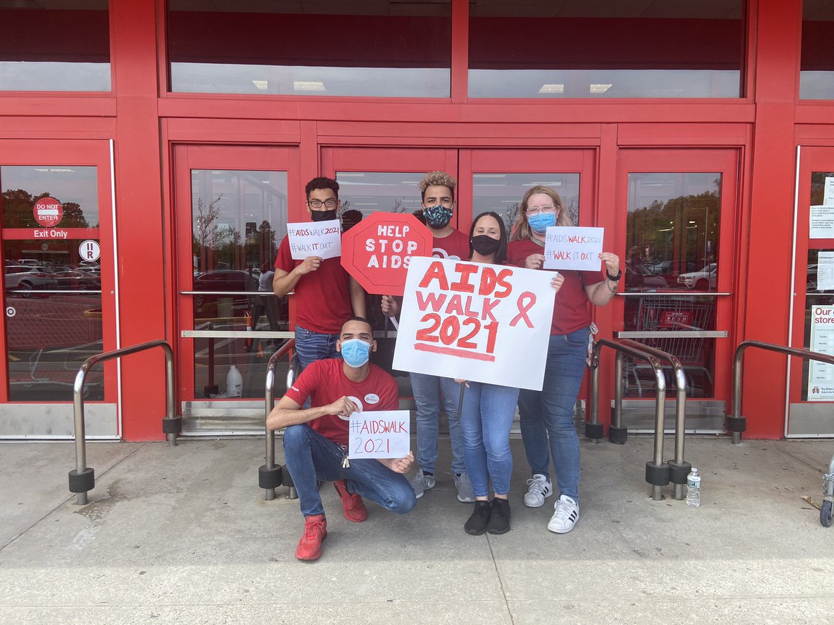 T1818 supporting the 2021 virtual AIDS walk.