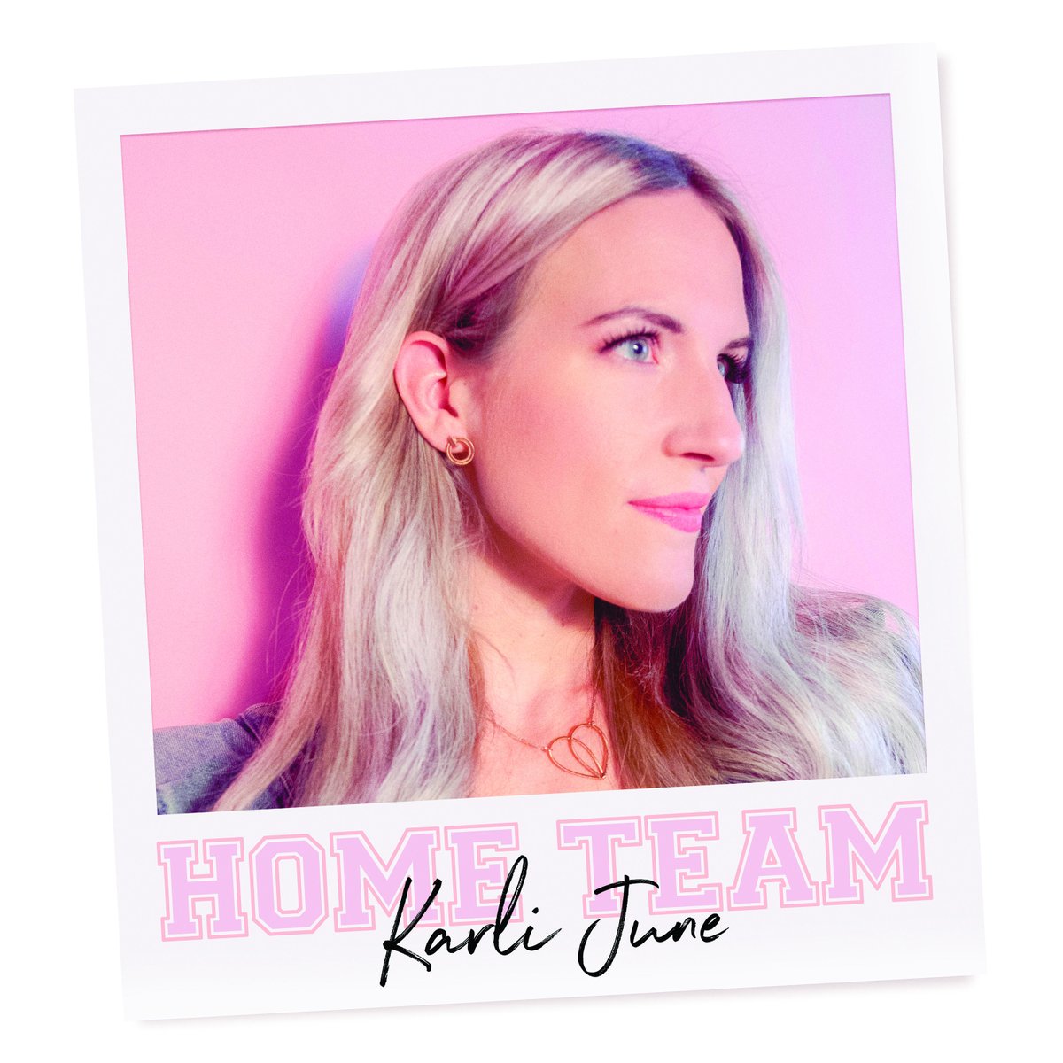 karlijunemusic's tweet photo. Surprise!!!✨HOMETEAM ✨ is coming to all streaming platforms next FRIDAY May 28!  Pre-save it at the link in my bio. So thankful for the amazing team on this one who truly brought the vision of this song to life. Next friday can't come soon enough!! @karenkosowski @toritullier https://t.co/Qnna1XOUNp
