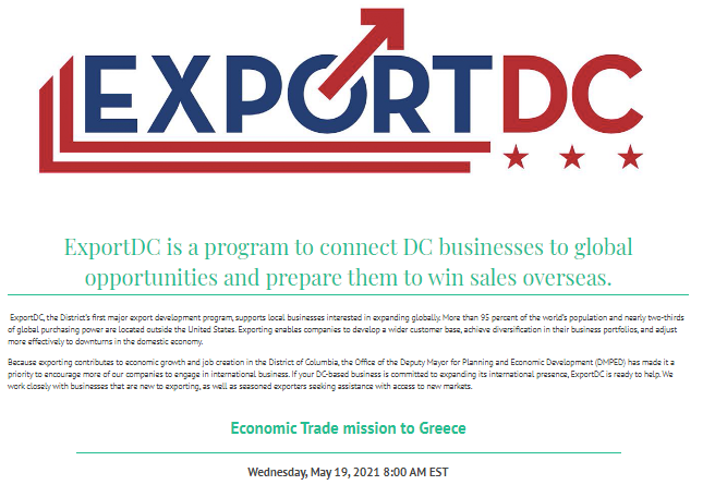 WTCA's tweet photo. Join an #economic #virtualtrademission to #Greece to establish trade relationships, explore investment opps & promote tourism. Hosted by @ReaganITCDC, the trade mission will take place Wed, May 19 @ 08:00 EDT. Visit https://t.co/EOj99sZAQG #GlobalTrade #ConnectingtheBusinessWorld https://t.co/Ork7ChG7PG