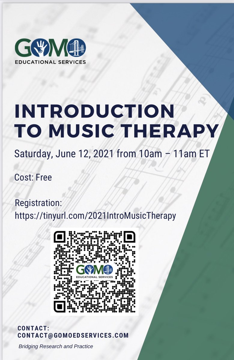 josuefalaise's tweet photo. @GomoEdS is offering a free event to anyone interested in learning more about music therapy. Come and check it out! We would love to learn alongside you! You’ll also come to say, “That’s #WhyGOMO!” https://t.co/4oQLW87lFy