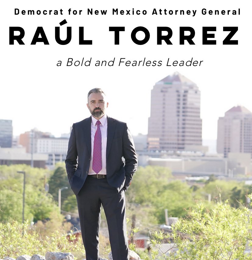 PHayesReports's tweet image. Bernalillo County DA Raúl Torrez now has a website announcing his run for state attorney general.