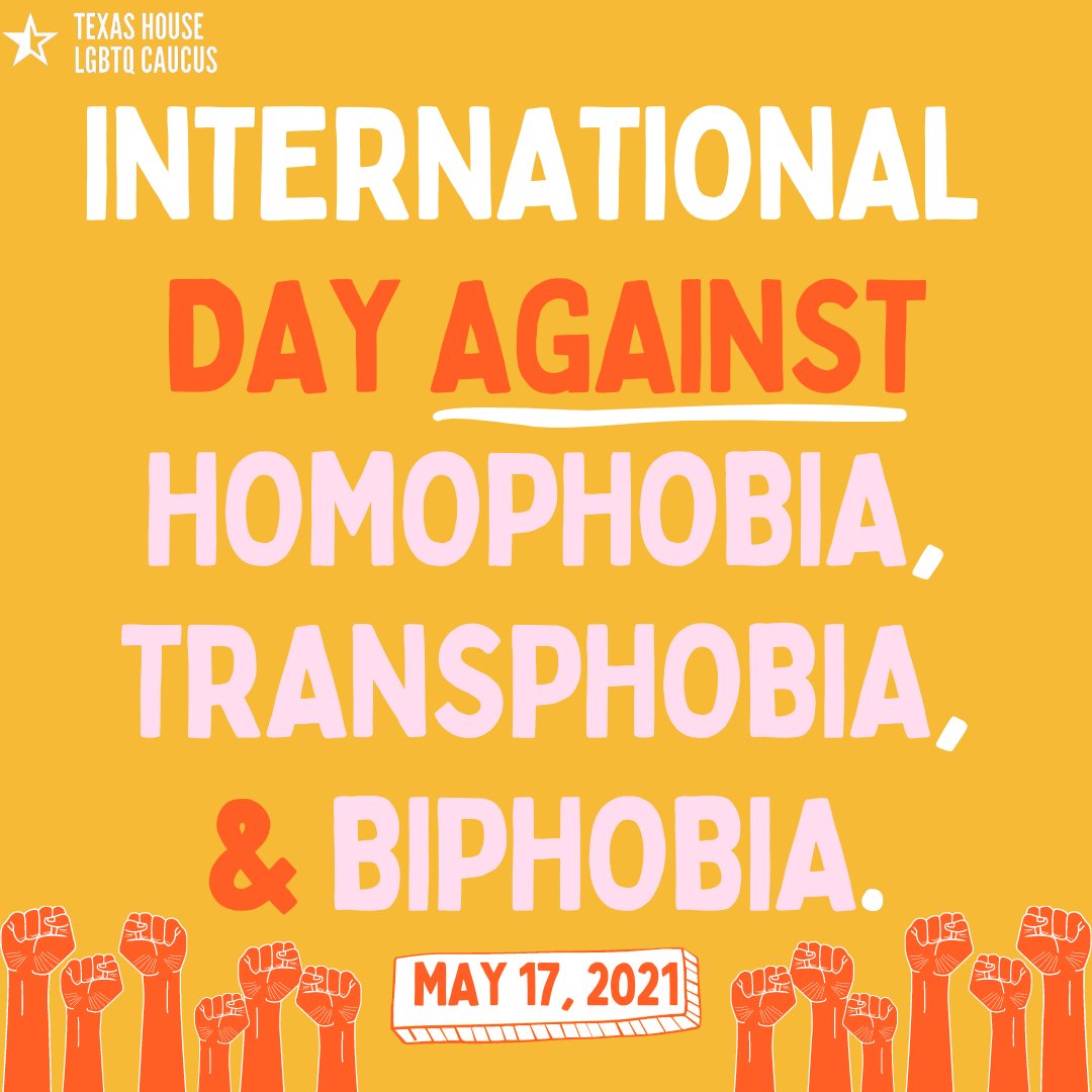 txlgbtqcaucus's tweet photo. On International Day Against Homophobia, Transphobia, & Biphobia, we celebrate gender & sexual diversity & call on you to join us in fighting against continued attacks on LGBTIQA+ Texans during the #87thSession. Read on for more.#TxLege #IDAHOBIT #ProtectTransKids #TransRights https://t.co/FuiZQUTdwq