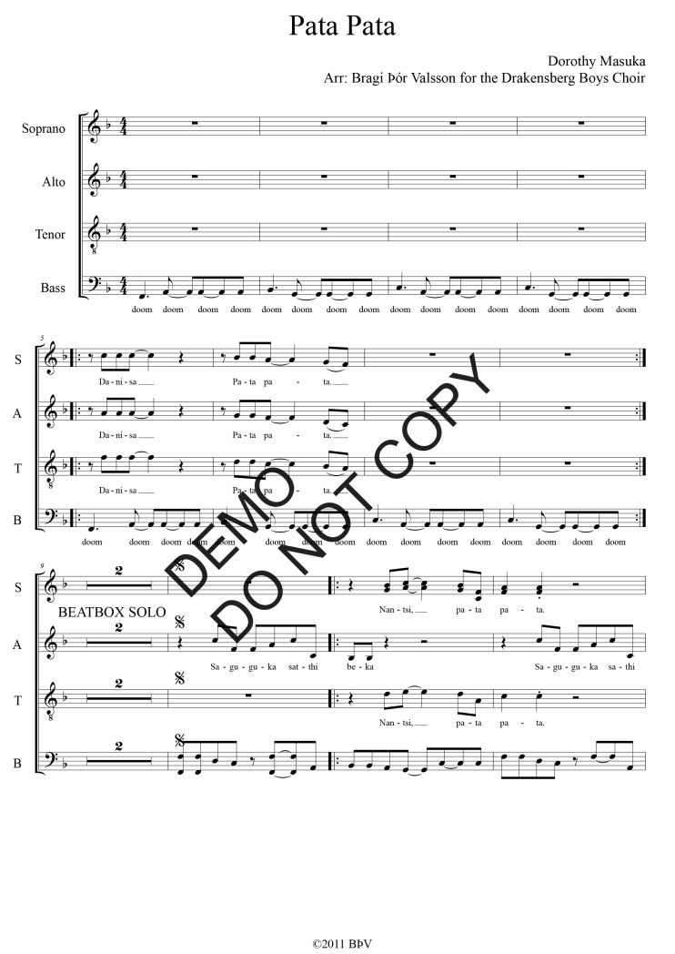 Today’s pop music is tomorrow's classical music. Why not try to some of my high-quality arrangements for your choir? Some of them are available on SheetMusicPlus.

https://t.co/M0vs3bv0Yp
#popmusic #choralarrangements #choirpop #music https://t.co/cHUO0U1vAt