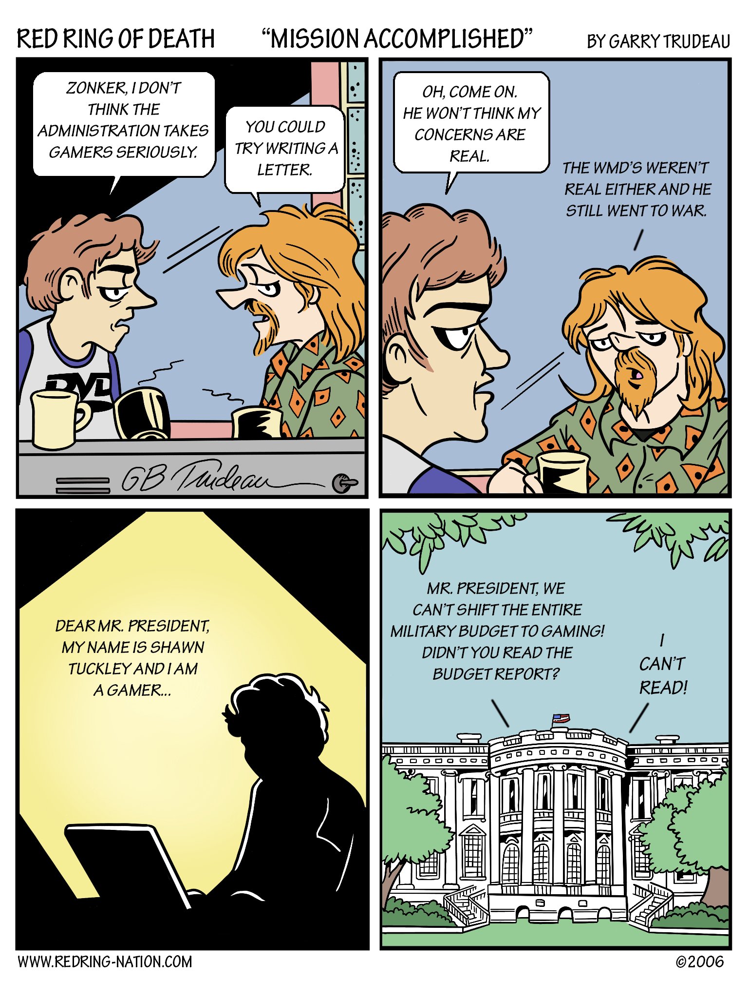 Red Ring of Death on Twitter: "To kick off this week, I'm thrilled to share  this strip submitted by @SAWinchell that I assumed was lost: a Red Ring of  Death guest comic