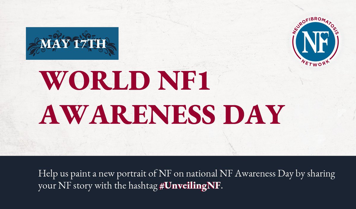 nfnetwork's tweet photo. Today is worldwide #NF1Awareness Day!
Join us in celebrating our NF community as we "paint a new portrait of NF" and share your stories with our community around the world.
Learn more and stay iNFormed at https://t.co/a4ztFUL081. Happy NF1 Awareness Day! #UnveilingNF https://t.co/tbbpv5mCqG