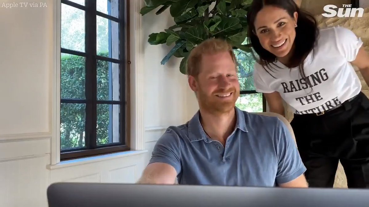 Meghan Markle and Prince Harry beam in new trailer for his mental health series with Oprah