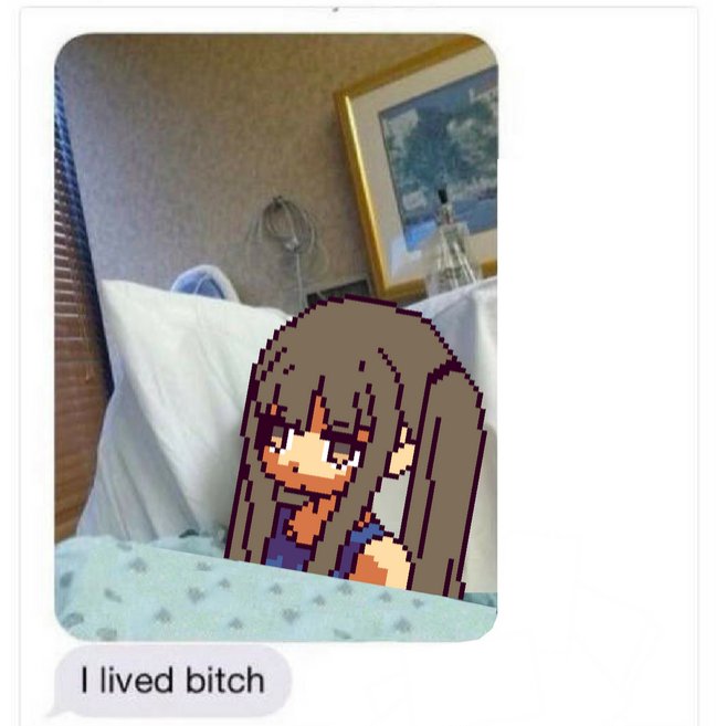 hihii sry i haven't posted in a bit kinda almost died this weekend (blood infection) feeling a bit better