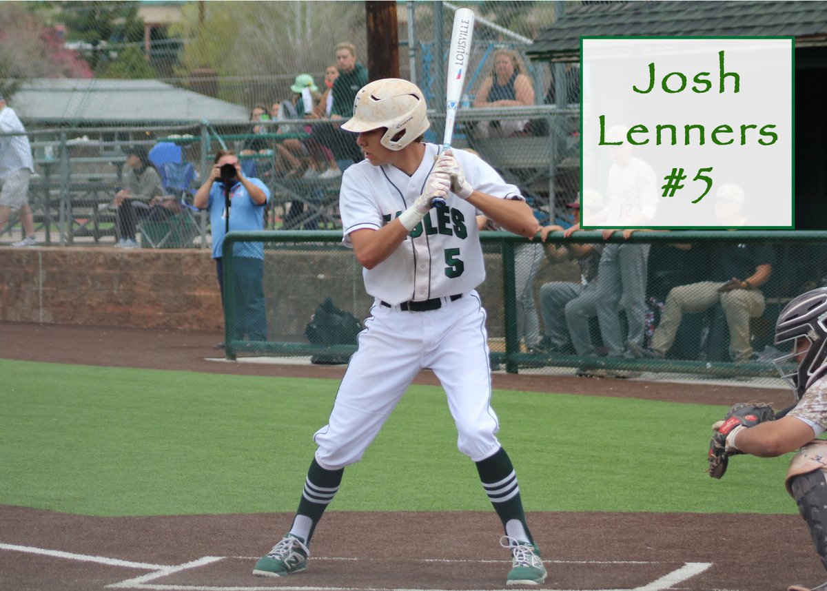FlagBaseball's tweet image. A standout three-sport athlete at FHS, Josh Lenners also lettered in basketball and golf his senior year. As the Eagles’ starting right fielder, he hit .318 with a home run. @jollyjoshh went 3-for-3 with 2 RBI in our home playoff win over St. Mary’s.