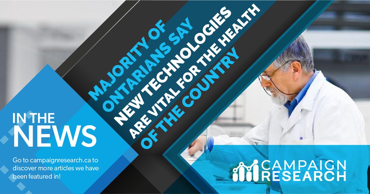 No better way to start a Monday then with the news!

Click the link to read about the poll we conducted on behalf of Innovation Economy Council &amp; learn about how technology can help fight climate change.

bit.ly/3wdIxHM

#technology #onpoli #torontostar #innovation