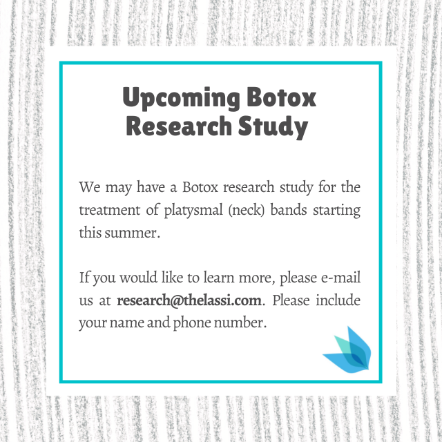 The_LASSI's tweet photo. Potential research study opportunity coming soon! E-mail us at research@thelassi.com for more information. Thank you! 💙⁣
⁣
#research #clinicaltrials #clinical #research #trials #thelassi #indianapolis #indiana #injectable #botox #botulinumtoxin https://t.co/E9bcljdV1x