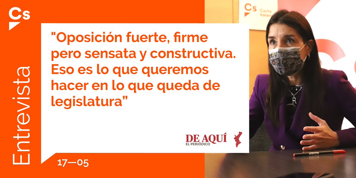 ➡️ Cs seguirá haciendo una oposición firme, sensata y constructiva.

👏 Los comportamientos egoístas e individualistas desprestigian la política y es una falta de respeto a los votantes.

🍊 Entrevista a <a href="/rut_merino/">Ruth Merino</a> en <a href="/elperiodicoaqui/">El Periódico de Aquí</a> en elperiodicodeaqui.com/epda-noticias/…