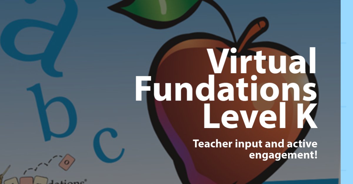 Sweederm1's tweet photo. sriettc: Did you know we have a Virtual Fundations Level K Launch Workshop?   This Instructor-Led experience provides the practice and guidance needed to effectively begin teaching the Fundations curriculum. Highly interactive remote workshop!
… https://t.co/xL67eXWyfj