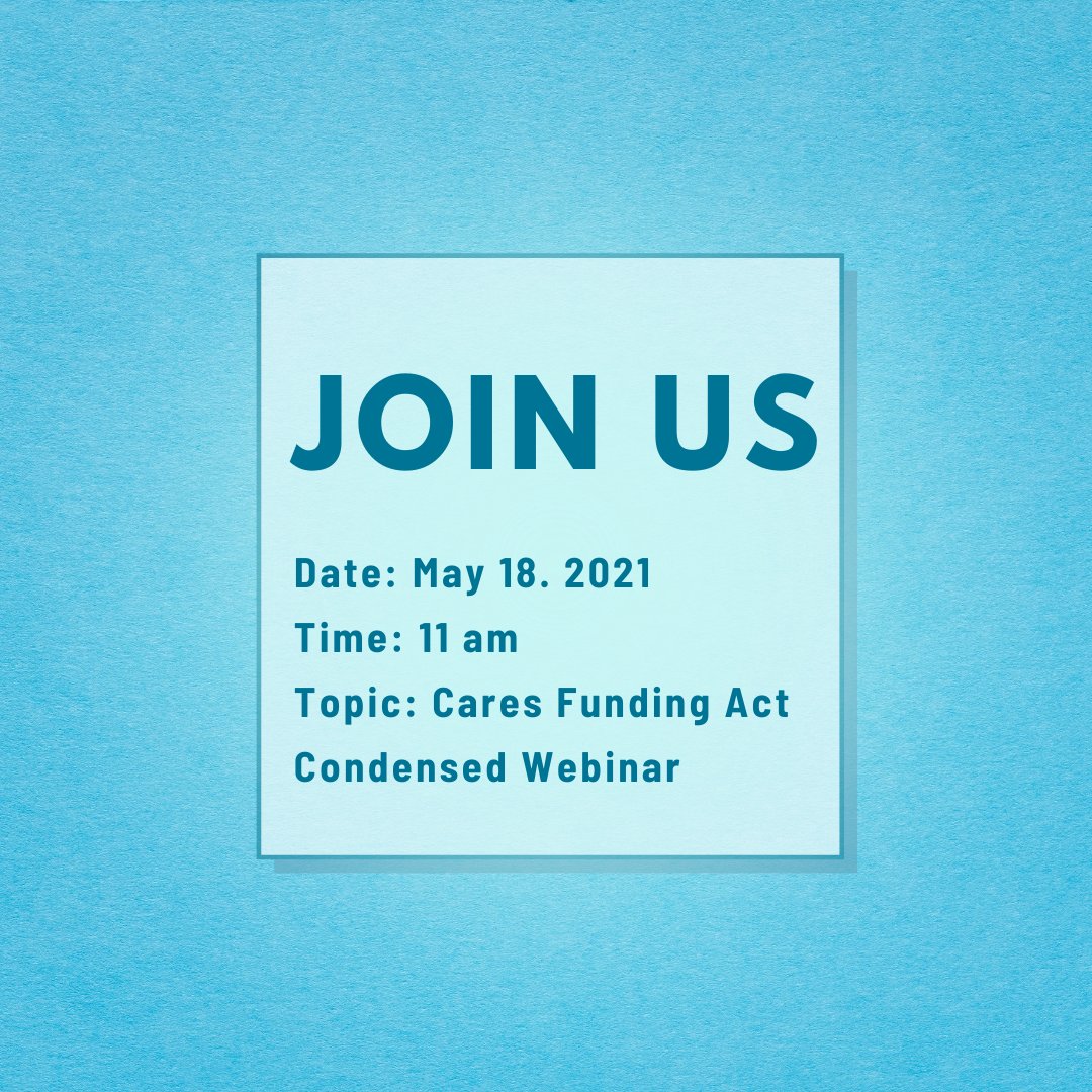 GovSense's tweet photo. Join us at 11 am tomorrow to learn how your #jurisdiction can use the CARES Funding Act to invest in IT solutions to better your local communities! https://t.co/vg9M4RAlHM