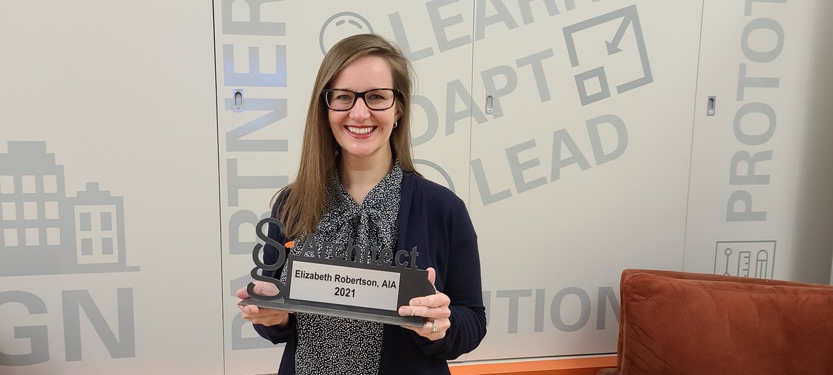 SGA_Designs's tweet photo. Congrats to Elizabeth Robertson, our newest Licensed Architect! Proud of the hard work she put in to reach this milestone. #LearnAdaptLead https://t.co/qfn4TloHcL