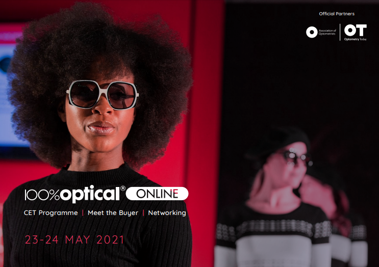 LOCSU's tweet photo. 100% Optical Online is a two-day virtual event on 23-24 May. It’ll offer the opportunity for opticians and optometrists to network and meet suppliers. Register Free https://t.co/0eYUAdqFnL #optometry #dispensingopticians #opticians #100Optical https://t.co/Z23x9KC7t4