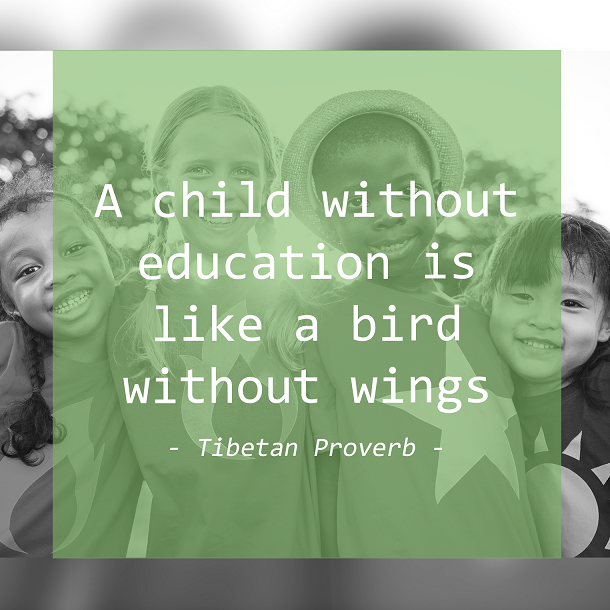 FABrightFuture's tweet photo. A child without education is like a bird without wings. – Tibetan Proverb
#FABFuture #Inspiration #BrightFuture https://t.co/yr43wIs48E