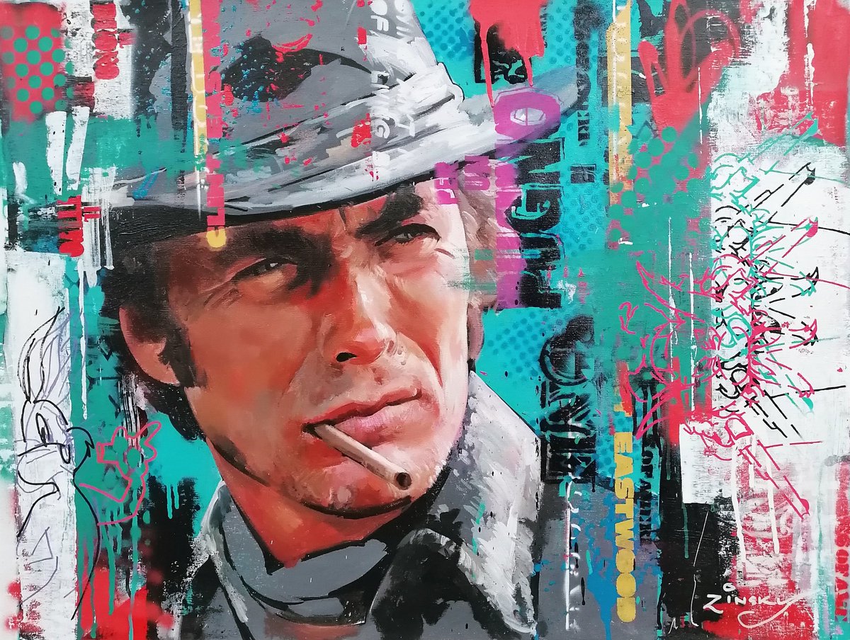 Yosemite Clint, 25x32"
AVAILABLE TO BUY SOON FROM @wwgalleries

#clinteastwood #yosemitesam #popart #streetart #urbanart #portraitpainting #modernart #contemporarypainting  <a href="/CFAGalleries/">Clarendon Fine Art</a>