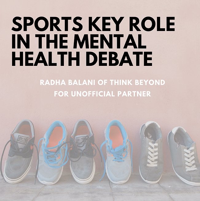 WeThinkBeyond's tweet photo. Sport is playing an important role globally in the #mentalhealth discussion. Our @RB_Radha explains why protecting athletes' mental welfare is vital to expanding the conversation & empowering athlete's voices in #UnofficialPartner.
📰https://t.co/0sF3z83l2r #useyourplatform https://t.co/WSPRwqATkU