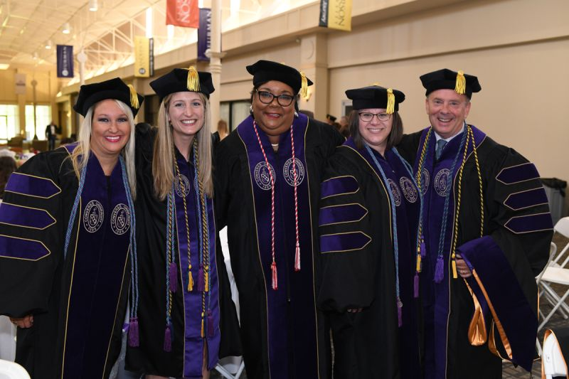 Congratulations to the graduates of the inaugural cohort of Converse's Doctorate in Professional Leadership (EdD) program!

Converse at the University Center of Greenville (UCG) hosted its first hooding ceremony for the program last night, and we couldn't be more proud......