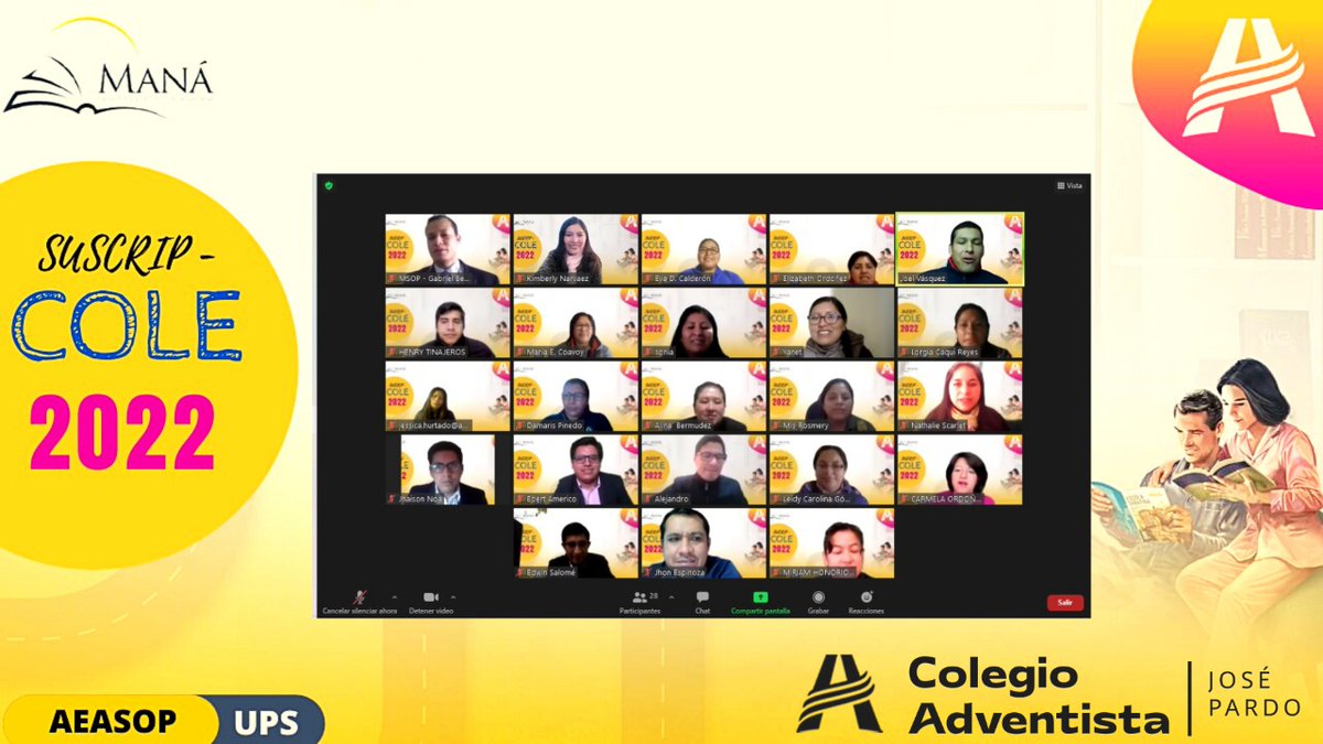 Maestros(as) de la IEA José Pardo haciendo el compromiso de la suscripción 2022. <a href="/seddagon/">Segundo Dávila G.</a> <a href="/dinobv/">Dino Barrientos</a> <a href="/HeyssenCordero/">Heyssen Cordero  🔌</a> <a href="/ginopes/">Gino 🇵🇪</a> <a href="/prraulyaranga/">Raúl Yaranga</a> <a href="/abelapazar/">Abel Apaza</a>