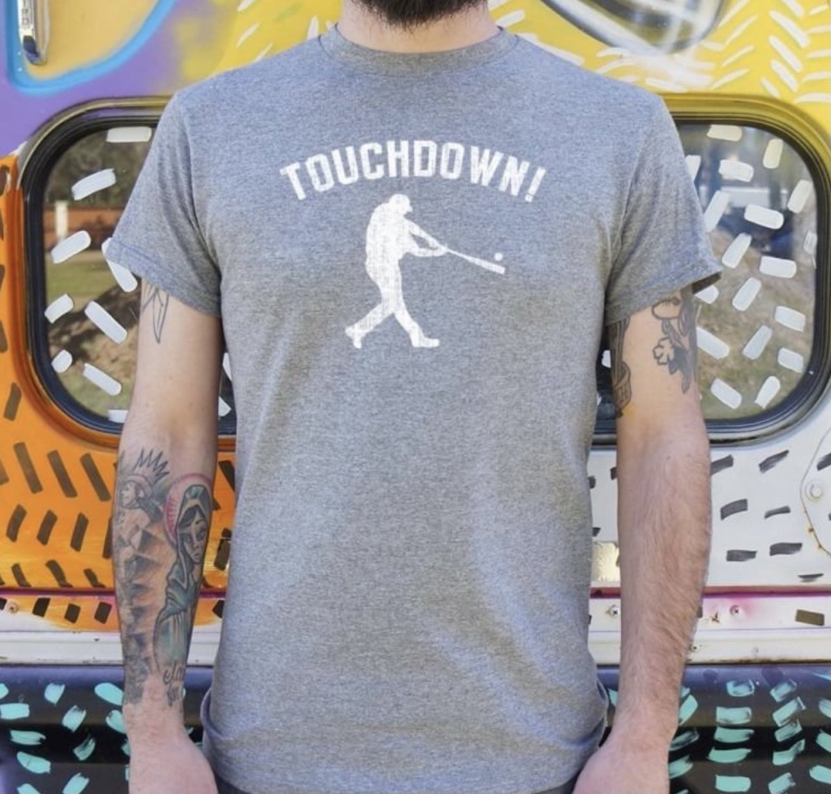 Damnit! Someone stole my thunder! I used to always say this and then the hardcore sports dude sitting next to me would say “You mean a home run!” And I would say “That’s what I said!” #baseball #gosfgiants #touchdown #homerun