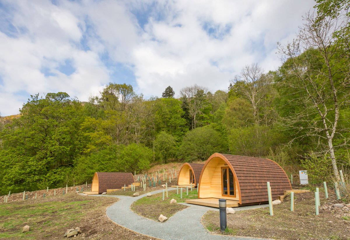 Thanks to @AnitaNicholson we have some great photos of our new camping pods