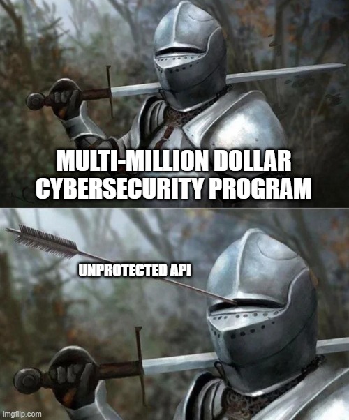 Cybersecurity programs are only as strong as the weakest link. Your business depends on thousands of APIs, which means even the smallest vulnerability or misconfiguration can take you down. Let's eliminate the API security gap! hubs.ly/H0NvmkK0 #apisecurity #cybersecurity