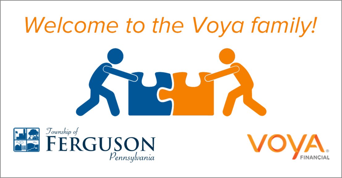 jamisonsocial's tweet photo. Voya is proud to help the Township of Ferguson in PA and its hardworking men and women build a secure financial future as the new provider for its #retirement plan. https://t.co/PwyQLwUnT9