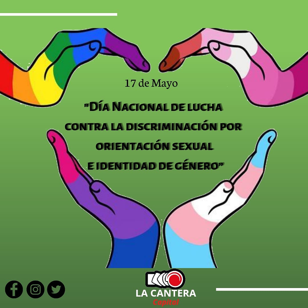 CanteraCapital's tweet photo. El 17 de mayo se conmemora el Día Internacional contra la Discriminación por Orientación Sexual, Identidad de Género y su expresión, desde 1990 la Organización Mundial de la Salud eliminó a la homosexualidad de la lista de enfermedades mentales.
#lacanteracapital #LGBTIQ 🏳️‍🌈 https://t.co/E8nYePgo7x