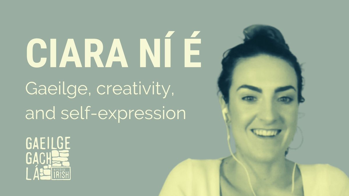 Watch our agallamh with <a href="/MiseCiara/">Ciara Ní É 🏳️‍🌈 'knee YAY'</a> on #Gaeilge, creativity and self-expression: youtube.com/watch?v=xdvt02…