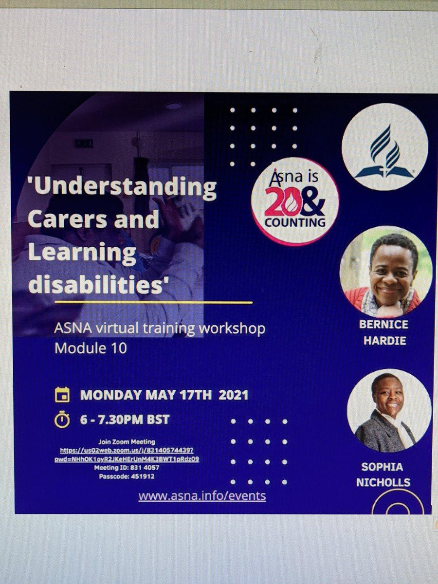 Looking forward to sharing stories with @SophiaNic1 and encouraging each other in our caring roles at this workshop starting shortly. #reconnectingbetter <a href="/waveforchange/">WAVE for Change</a> <a href="/OfficialASNA/">ASNA</a>