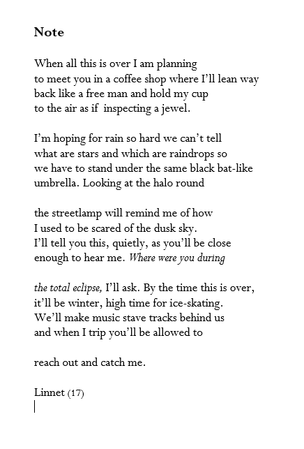 Maybe it will be winter before all this is over.