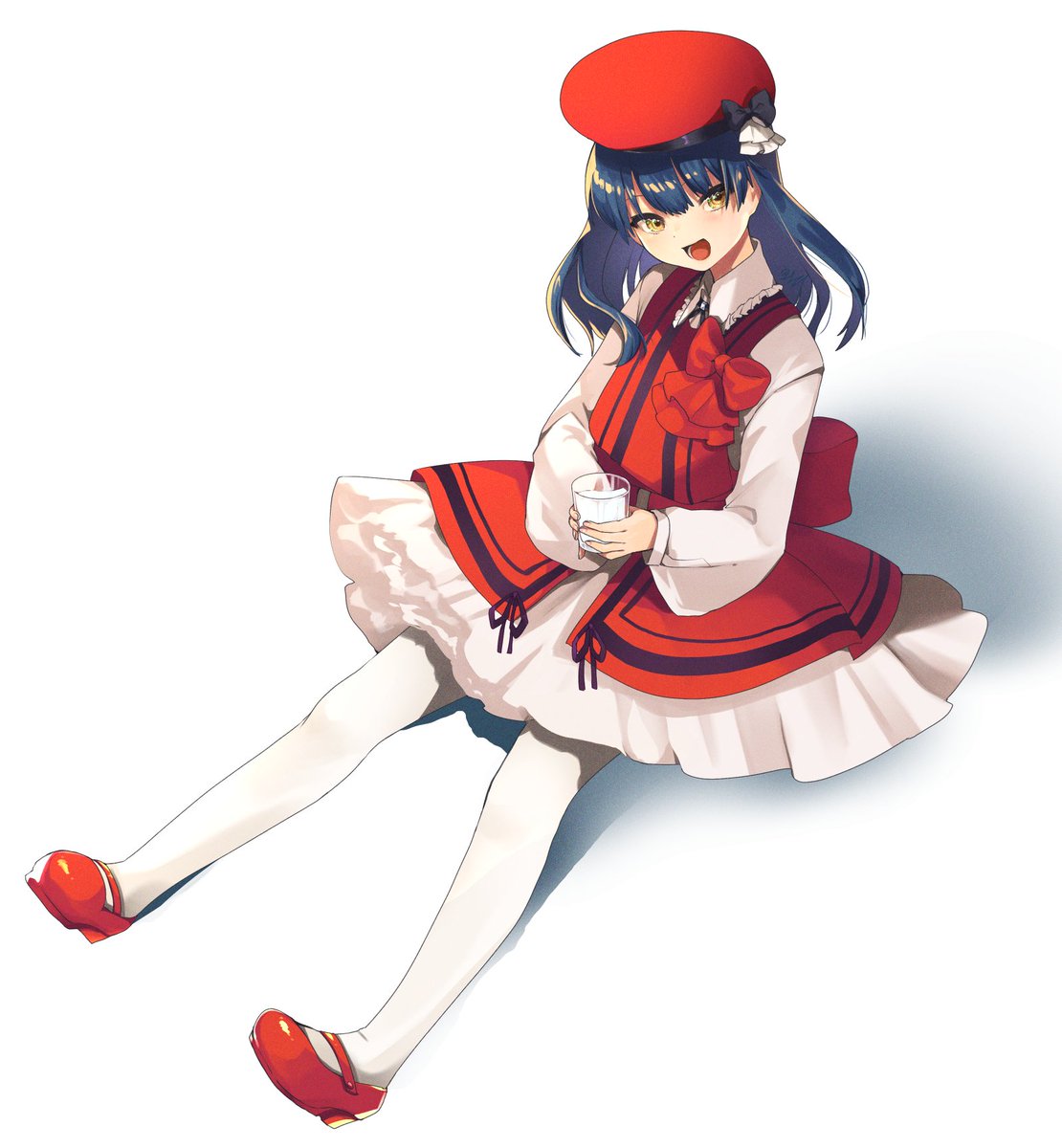ちなみに描いてもらったカルピス原液お嬢様こと液原スピルーカちゃんはこんな子です。 #オリジナル 