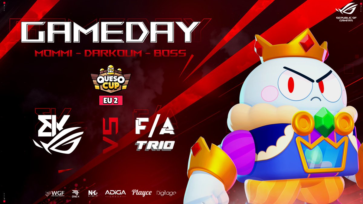ASUS_BK_ROG's tweet photo. #BrawlStars
Ce soir, retrouvez nos joueurs #BrawlStars pour la 5 em journée de la @TeamQuesoGG Cup face à #FATrio un match de haut de tableau qui promet un beau spectacle.
📺 - https://t.co/wVOBjRc0MR https://t.co/fB1qtcPZgd
