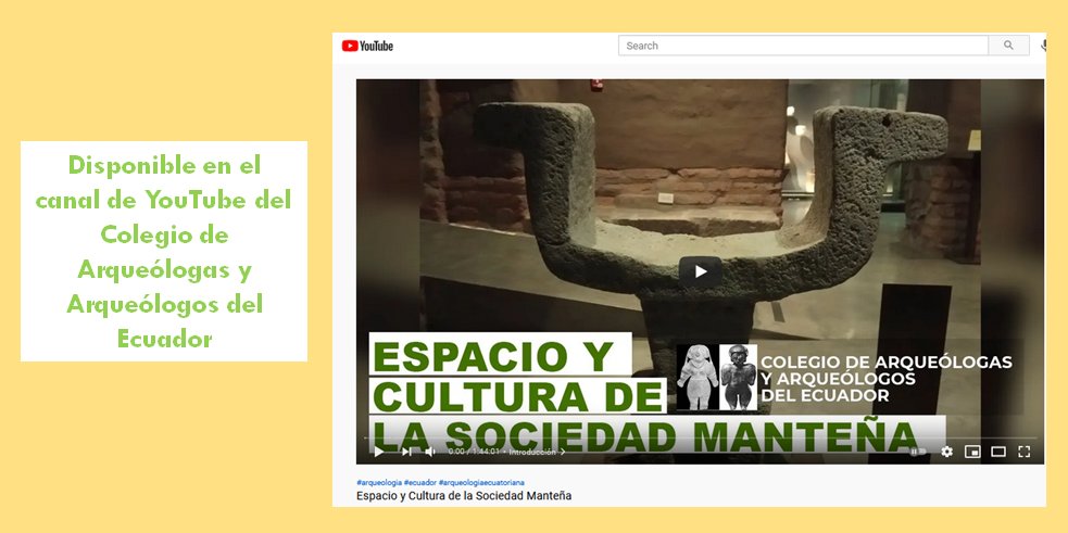Video de nuestro más reciente webinar
#Ecuador #arqueología #arqueologiaecuatoriana #webinar #Manabí  #culturamanteña #Salango #AguaBlanca #sillasmanteñas #Ligüiqui