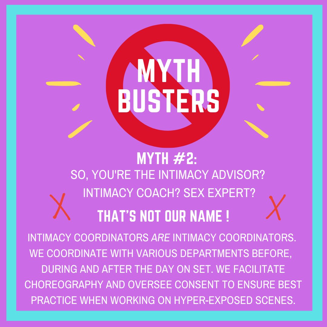 We know we're a new role, so let's help give proper credit to Intimacy Coordinators... IC's do more than just advice on the day of filming intimate scenes. Say it loud... "So, YOU'RE the INTIMACY COORDINATOR?"  #IntimacyCoordinators #IntimacyCoordinatorsUK #TVandFilm <a href="/bectu/">Bectu</a>