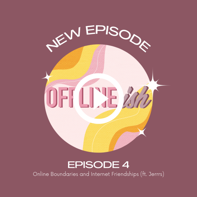 offlineishpod's tweet photo. ✨NEW EPISODE OUT NOW!✨

Online Boundaries and Internet Friendships (ft. @wegotpeaches) 🧡
Check it out on Spotify and Apple Podcasts! 

📣: https://t.co/CJkL93f9Rc
🍏: https://t.co/77zc94GCAR https://t.co/AFl1nyVLC4