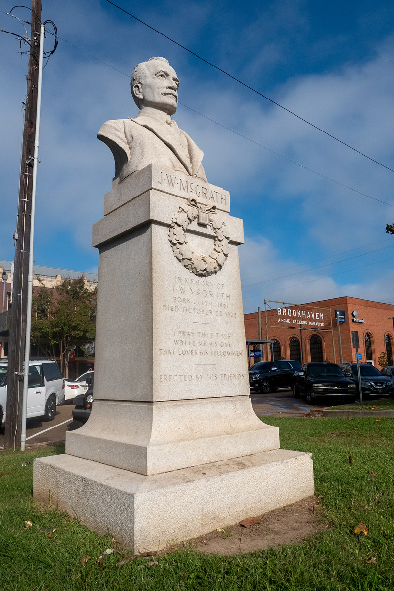 Did you know the city of Brookhaven was settled in 1818 by Samuel Jayne from New York, who named it after the Town of Brookhaven on Long Island?

Samuel Jayne migrated from New York with his brothers and established a trading post called “Old Brook”.
