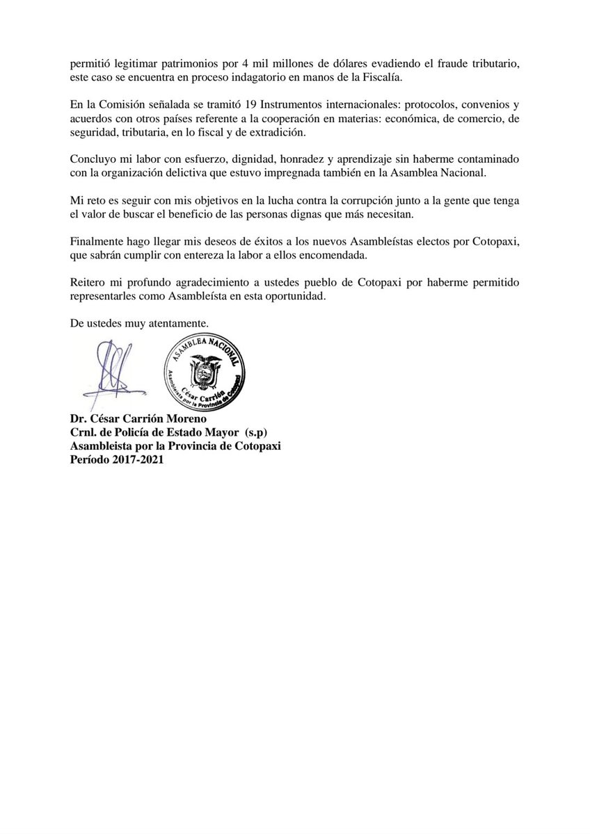 CESAR CARRION M. (@cesarcarrionm) on Twitter photo 