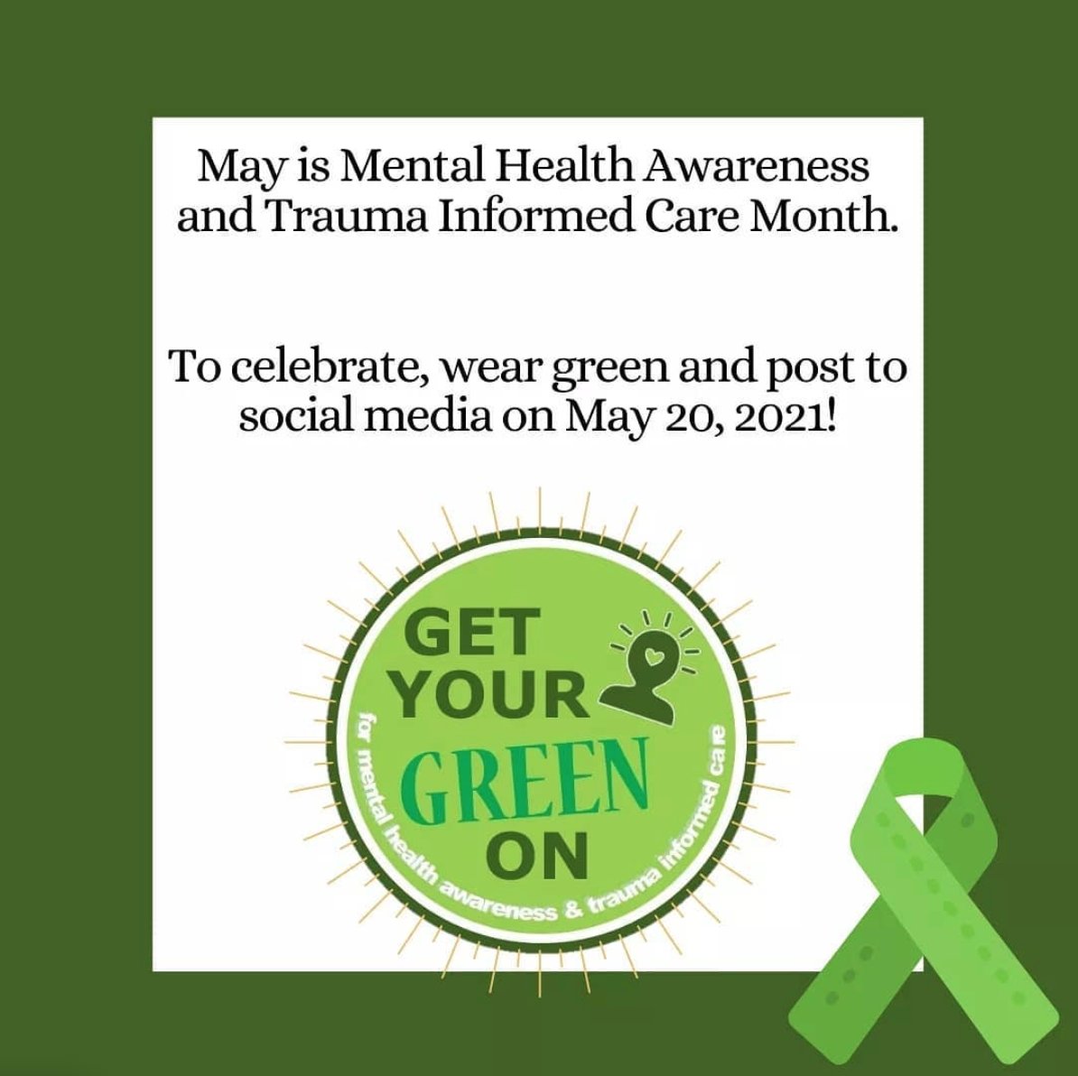 pbcsd's tweet photo. Get ready to get your green on this Thursday for #MentalHealthAwarenessMonth! 🧠💚 Share how you're supporting mental health by tagging us in your photos and using the hashtag #MentalHealthMattersPBC https://t.co/fTpxbAUyA1