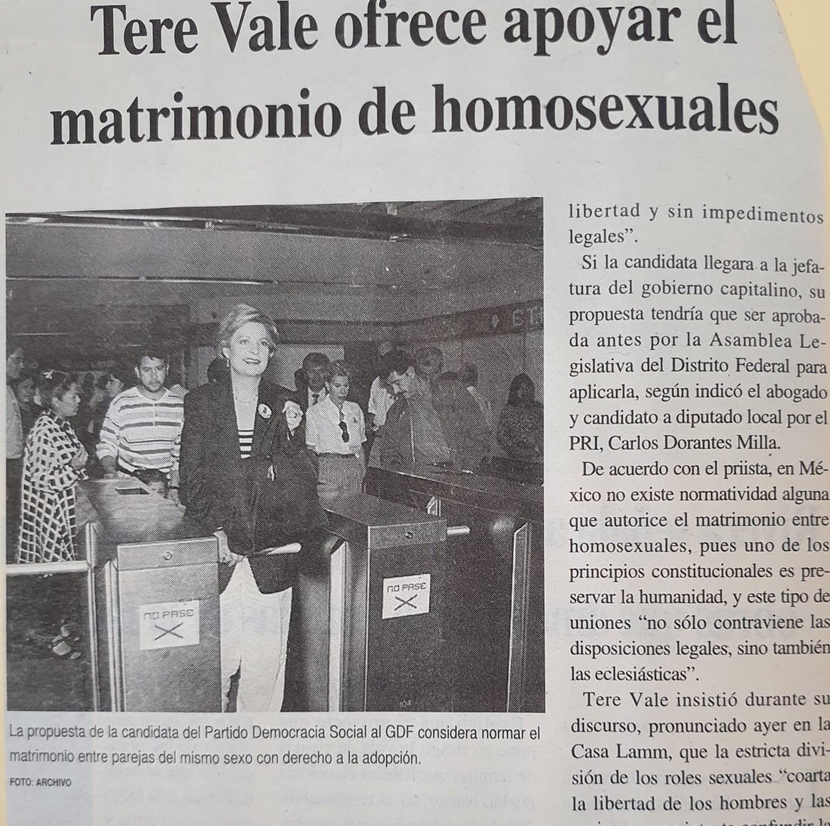 Hace 21 años... ¡y lo logramos! Ésta es una de las razones por las que mi lugar está en @MovCiudadanoMX. #MatrimonioIgualitario #LGBTQ #TodasLasPersonasTodosLosDerechos #LoveIsLove #MiVozVale