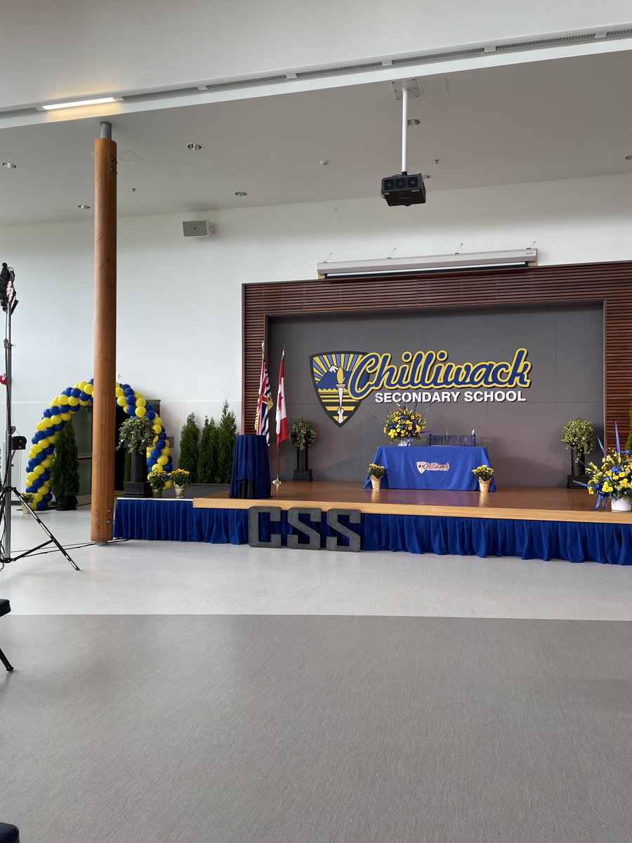 Commencement filming starts today!  Congratulations class of 2021!