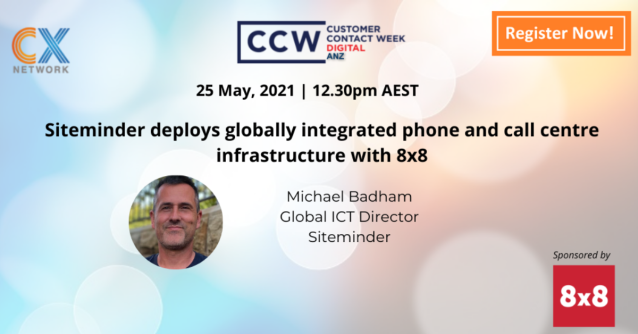pablo_a_munoz's tweet photo. Join us at IQPC's CCW ANZ on May 25 as Michael Badham of Siteminder discusses how they implemented a cloud-first strategy to transition from four existing PBXs across the world, to an all-in-one platform to support their telephony &amp; #CCTR needs. #CX https://t.co/gTpv3njPJj https://t.co/Ph6mIPeisJ