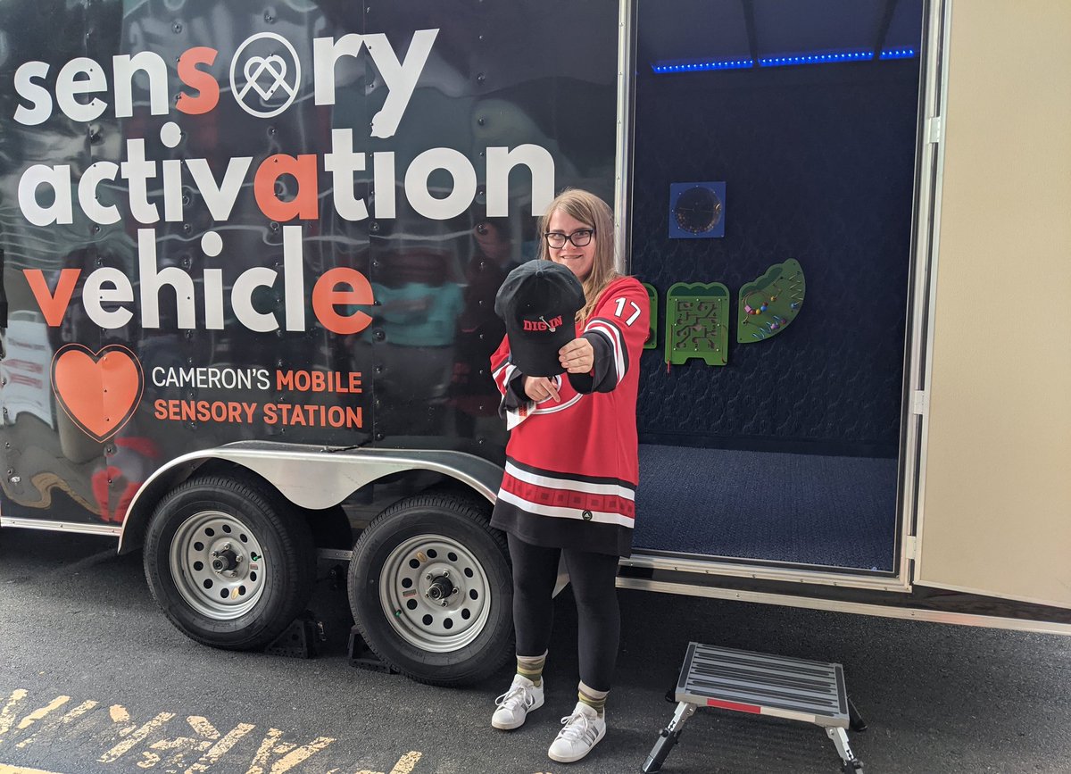 LenovoCenter's tweet photo. During playoff games, you'll find the Sensory Activation Vehicle by the South Plaza, thanks to Cameron Jarvis &amp; our partners at @kulturecity. https://t.co/Yw76FSNbA1