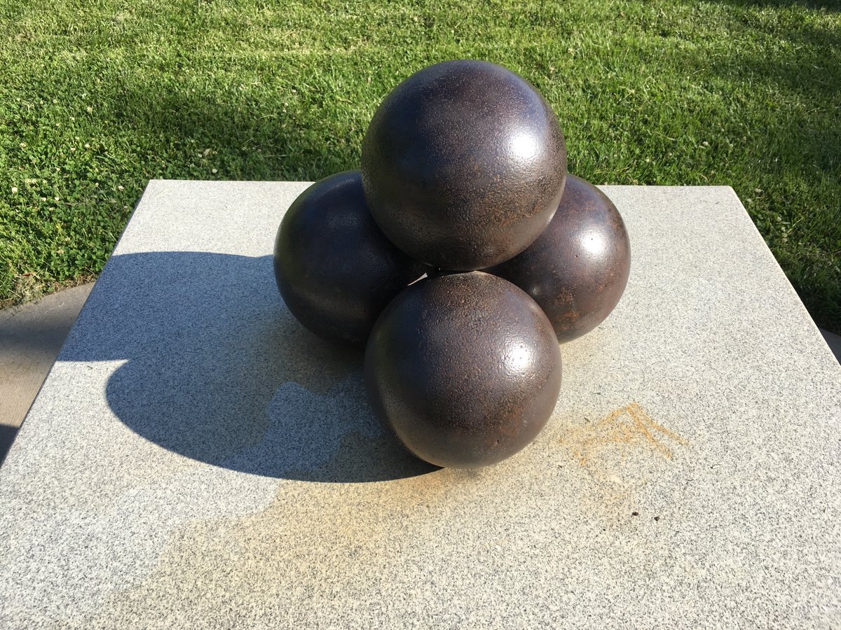 FreeUlsterman's tweet photo. #artillary #cannon #cannonball https://t.co/L5qmtvhJwr