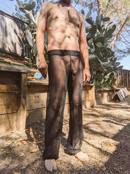 Fun in the sun day! Loving these new PJ's #exhibitionist #sheer #hung #NudityIsNatural # https://t.c<a href="/tag/exhibitionist"class="tags">#exhibitionist</a><a href="/tag/sheer"class="tags"><span>#sheer</span></a><a href="/tag/hung"class="tags"><span>#hung</span></a><a href="/tag/nudityisnatural"class="tags"><span>#nudityisnatural</span></a>