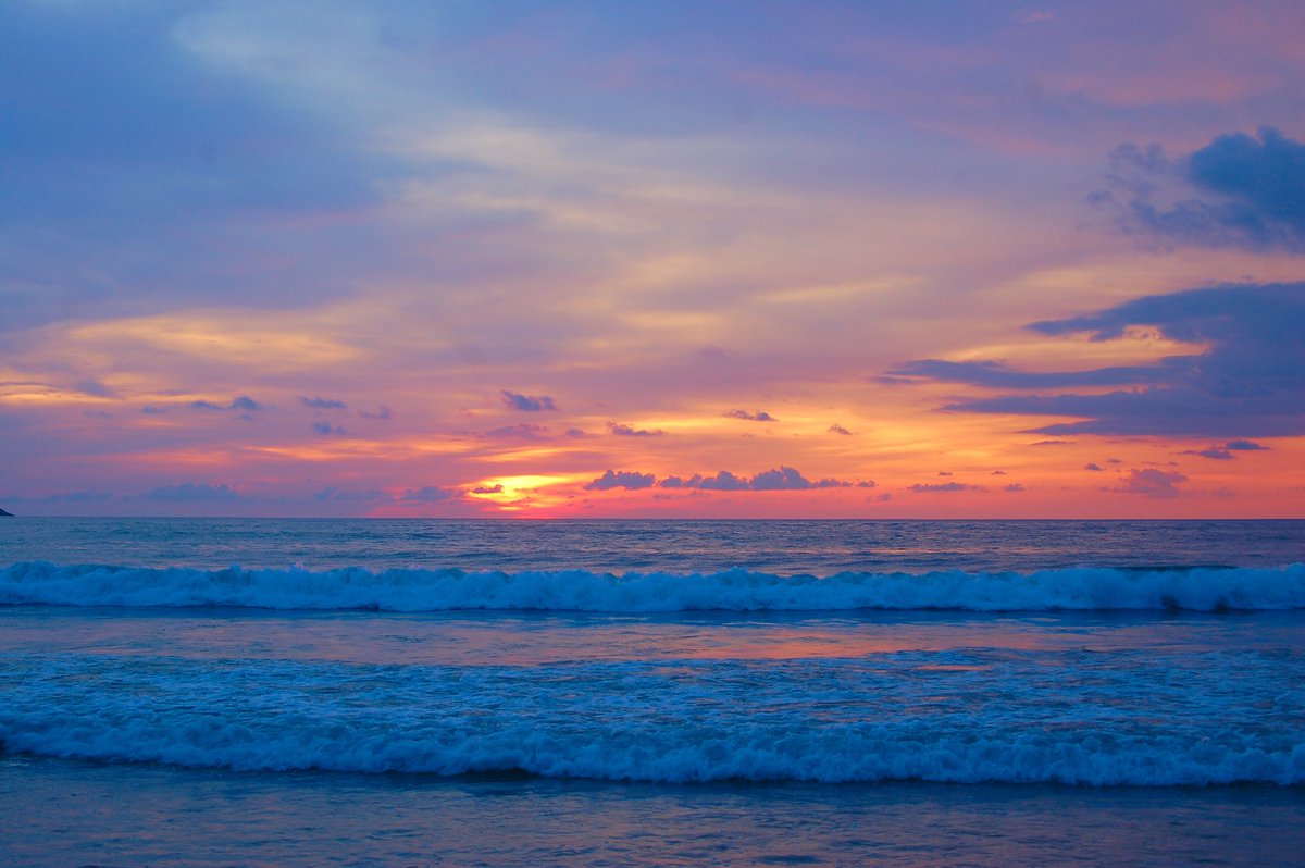 Sunsets are generally an eternal theme.
 It's the magic of nature, I guess.  ;)
 However, in Southeast Asia, in Thailand in particular, the sunsets are simply magnificent, especially if you meet them on the seashore.
 #patongbeach #sunsetsthailand #patongthailand