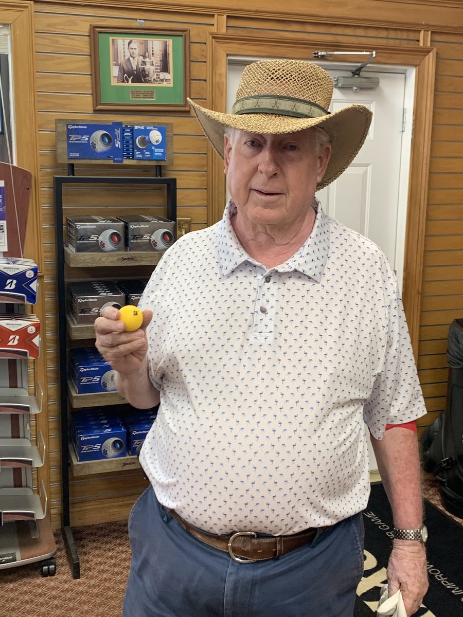 Congratulations to Mr. Brown...hole in one on #7 today, and 5th overall!