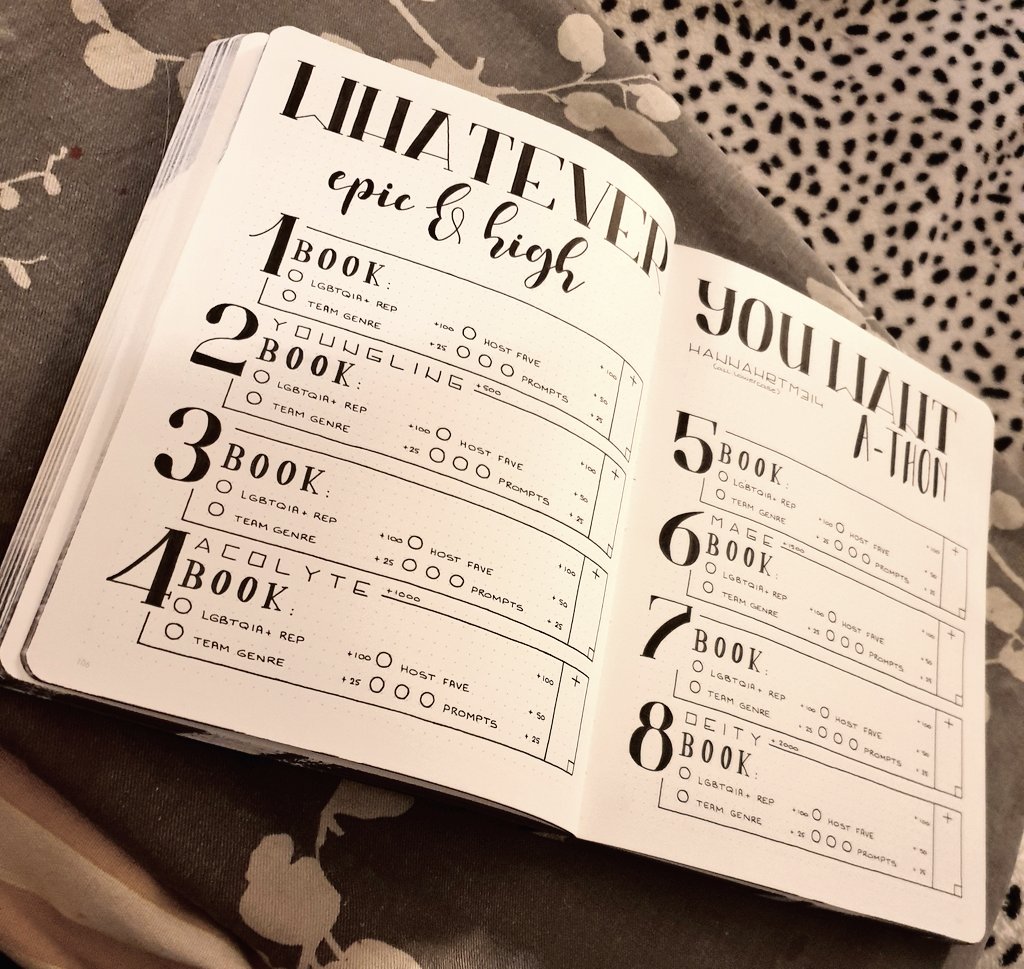 perusinghannah's tweet image. Okay, I'm officially signed up and ready for @whateverthon! Joining team Epic &amp;amp; High 🖤