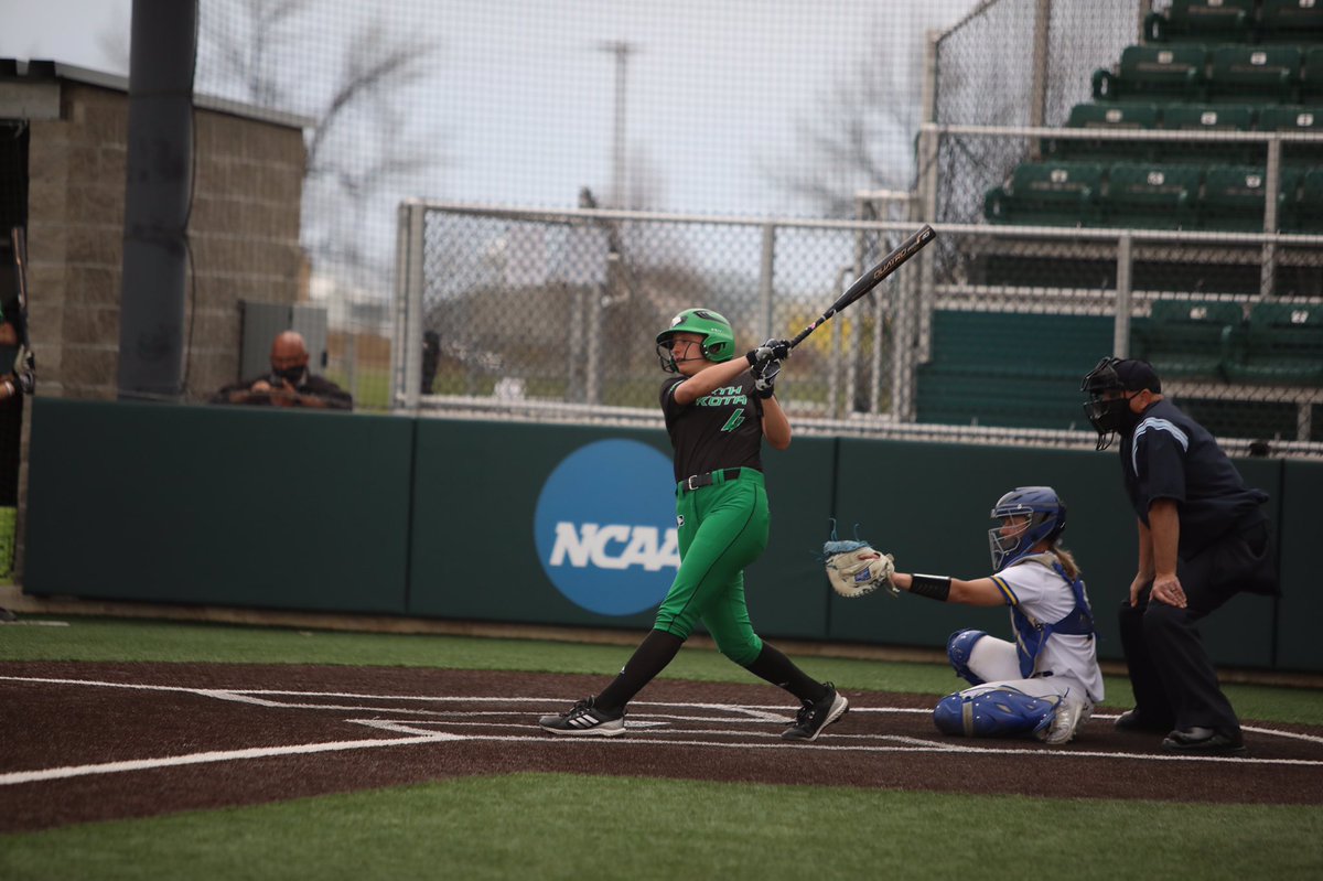 UNDsoftball's tweet photo. Congrats to Jannay Jones and Mariah Peters on earning Summit League All-Tournament Team honors!

#UNDproud | #LGH https://t.co/P9Iltuy1MU